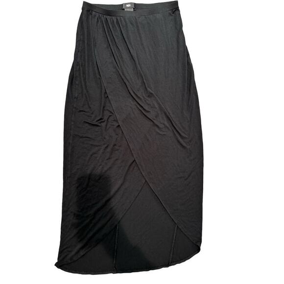 Mossimo Black Small Maxi Skirt Tulip Style Stretch - Picture 1 of 4